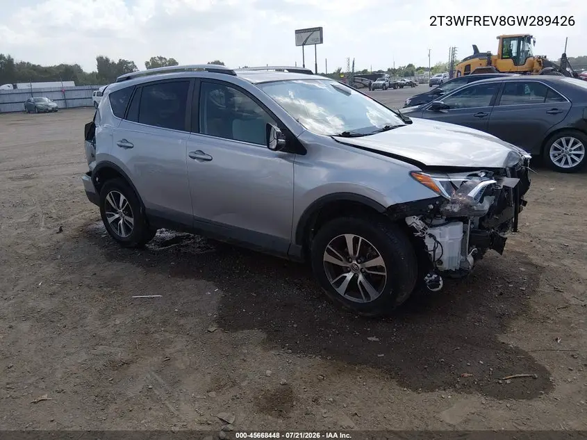 2016 Toyota Rav4 Xle VIN: 2T3WFREV8GW289426 Lot: 45668448