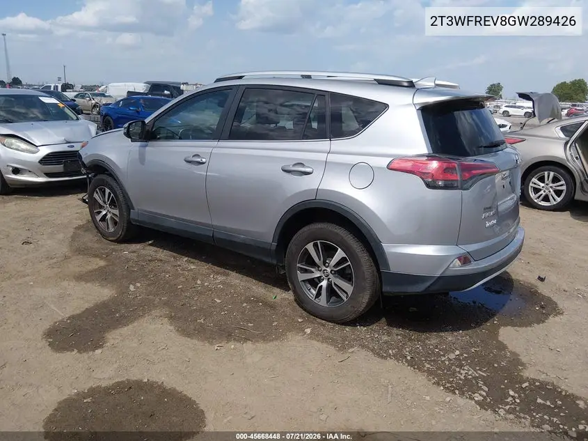 2016 Toyota Rav4 Xle VIN: 2T3WFREV8GW289426 Lot: 45668448