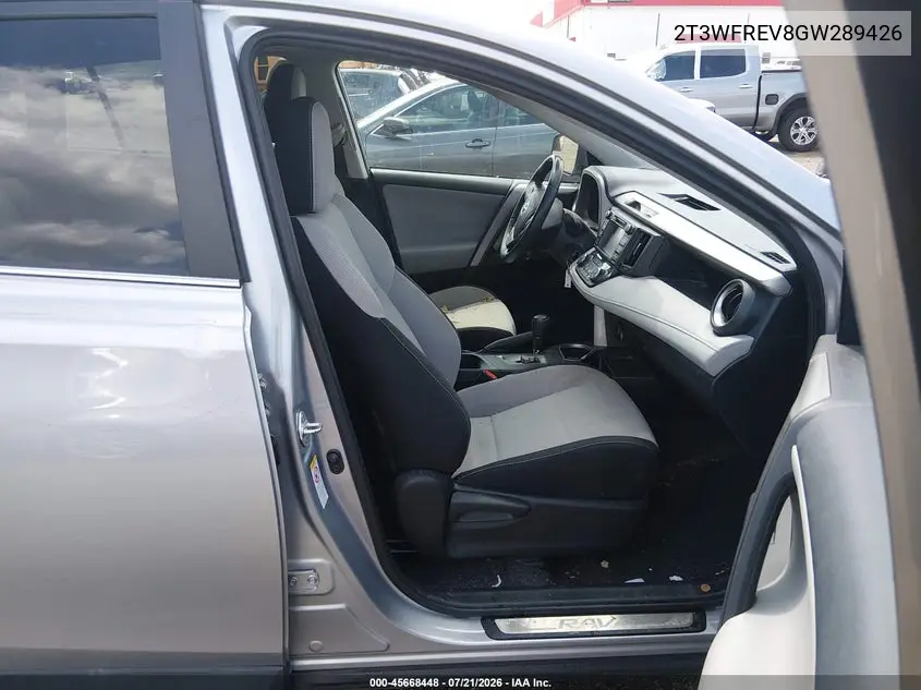 2016 Toyota Rav4 Xle VIN: 2T3WFREV8GW289426 Lot: 45668448