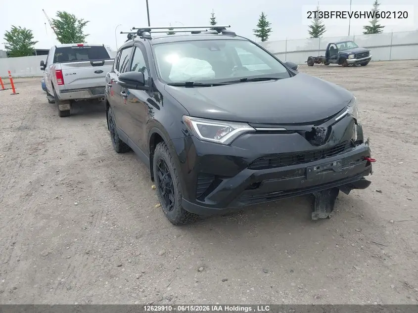 2017 Toyota Rav4 Le VIN: 2T3BFREV6HW602120 Lot: 12629910