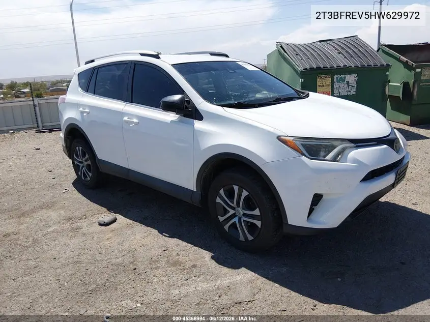 2017 Toyota Rav4 Le VIN: 2T3BFREV5HW629972 Lot: 45366994