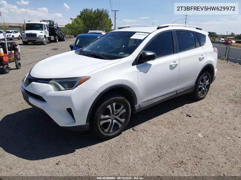 2017 Toyota Rav4 Le VIN: 2T3BFREV5HW629972 Lot: 45366994