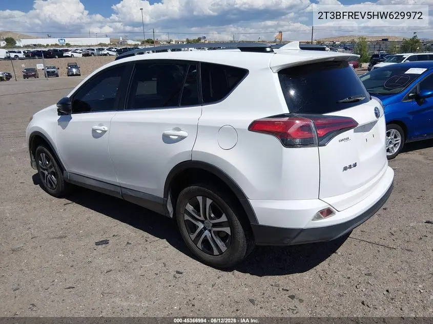 2017 Toyota Rav4 Le VIN: 2T3BFREV5HW629972 Lot: 45366994