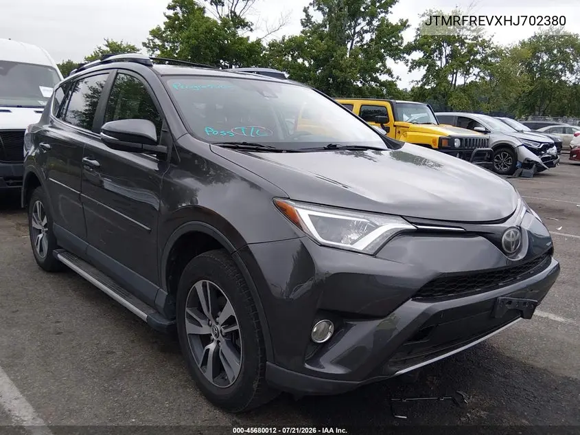 2017 Toyota Rav4 Xle VIN: JTMRFREVXHJ702380 Lot: 45680012