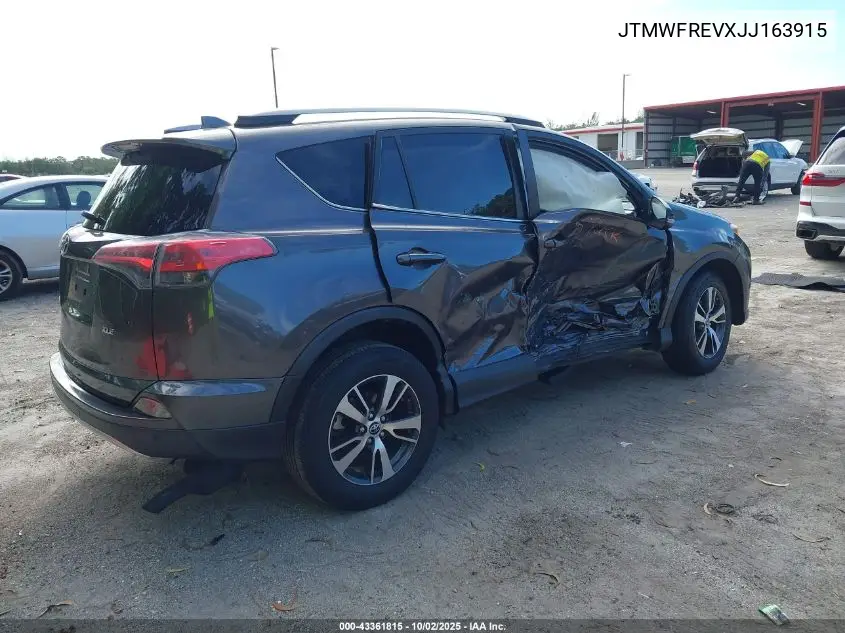 JTMWFREVXJJ163915 2018 Toyota Rav4 Xle