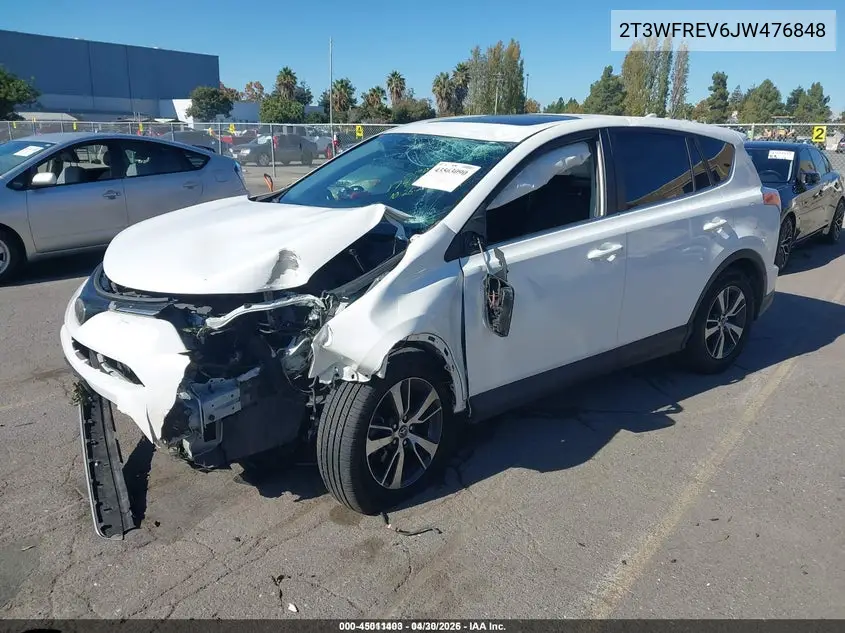 2T3WFREV6JW476848 2018 Toyota Rav4 Xle