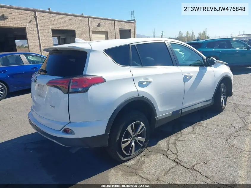 2T3WFREV6JW476848 2018 Toyota Rav4 Xle