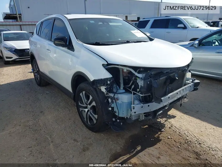 2018 Toyota Rav4 Le VIN: JTMZFREV6JJ729629 Lot: 45638644