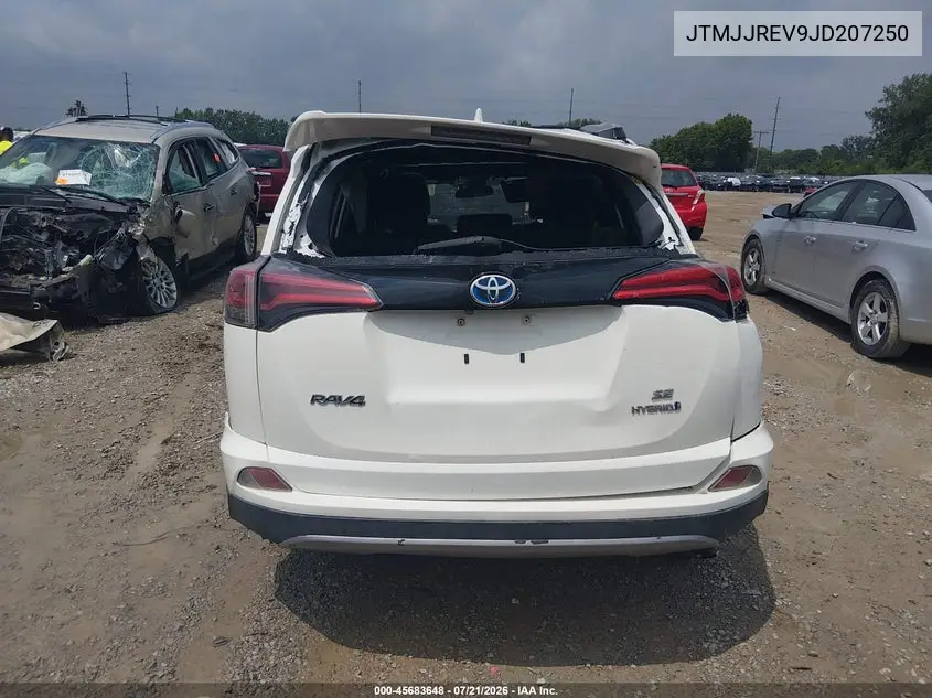 2018 Toyota Rav4 Hybrid Se VIN: JTMJJREV9JD207250 Lot: 45683648