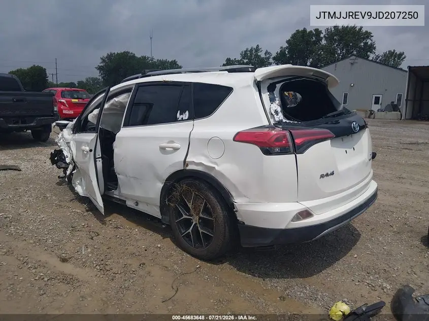 2018 Toyota Rav4 Hybrid Se VIN: JTMJJREV9JD207250 Lot: 45683648