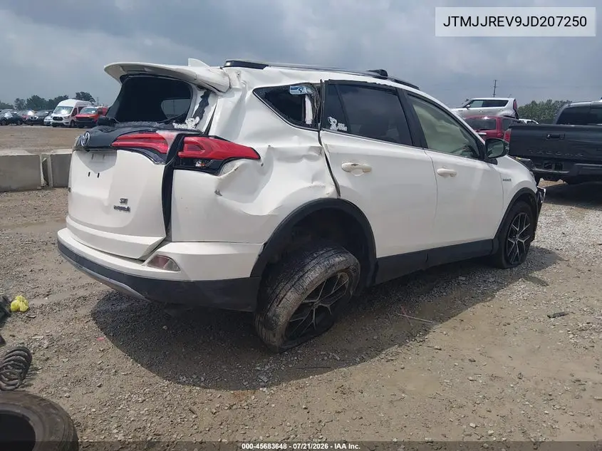 2018 Toyota Rav4 Hybrid Se VIN: JTMJJREV9JD207250 Lot: 45683648