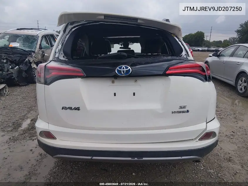 2018 Toyota Rav4 Hybrid Se VIN: JTMJJREV9JD207250 Lot: 45683648