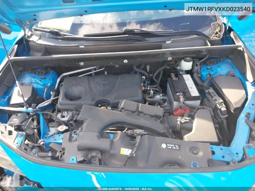 JTMW1RFVXKD023540 2019 Toyota Rav4 Xle