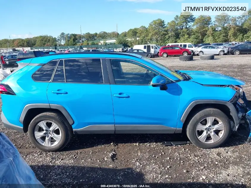 JTMW1RFVXKD023540 2019 Toyota Rav4 Xle
