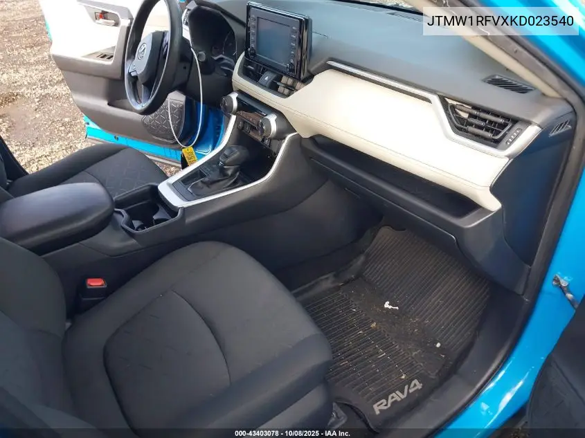 JTMW1RFVXKD023540 2019 Toyota Rav4 Xle