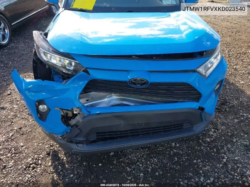 JTMW1RFVXKD023540 2019 Toyota Rav4 Xle