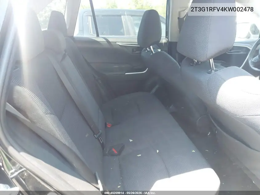 2T3G1RFV4KW002478 2019 Toyota Rav4 Le