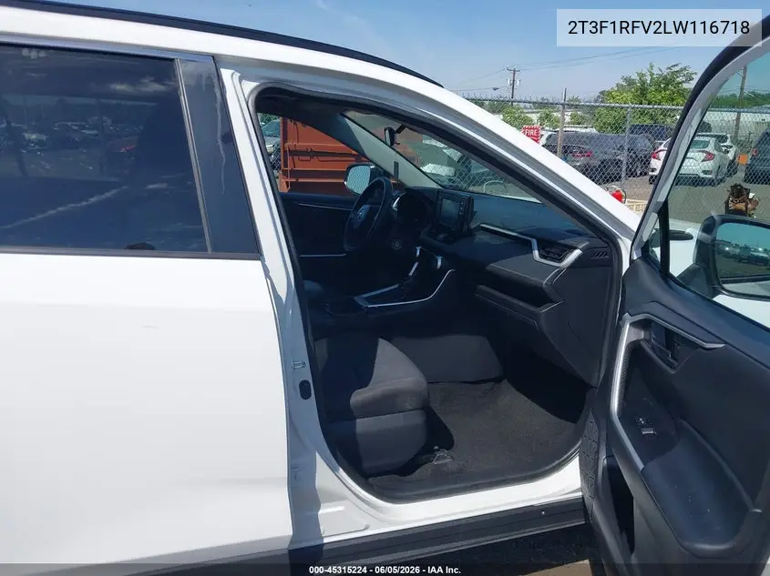 2T3F1RFV2LW116718 2020 Toyota Rav4 Le