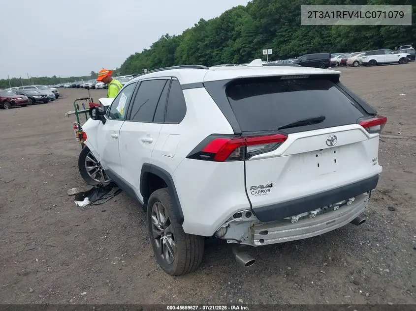 2020 Toyota Rav4 Xle Premium VIN: 2T3A1RFV4LC071079 Lot: 45659627