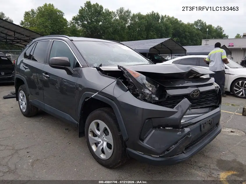 2020 Toyota Rav4 Le VIN: 2T3F1RFV1LC133463 Lot: 45681706