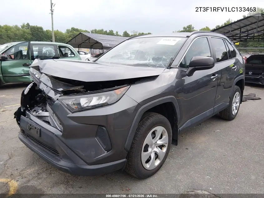 2020 Toyota Rav4 Le VIN: 2T3F1RFV1LC133463 Lot: 45681706
