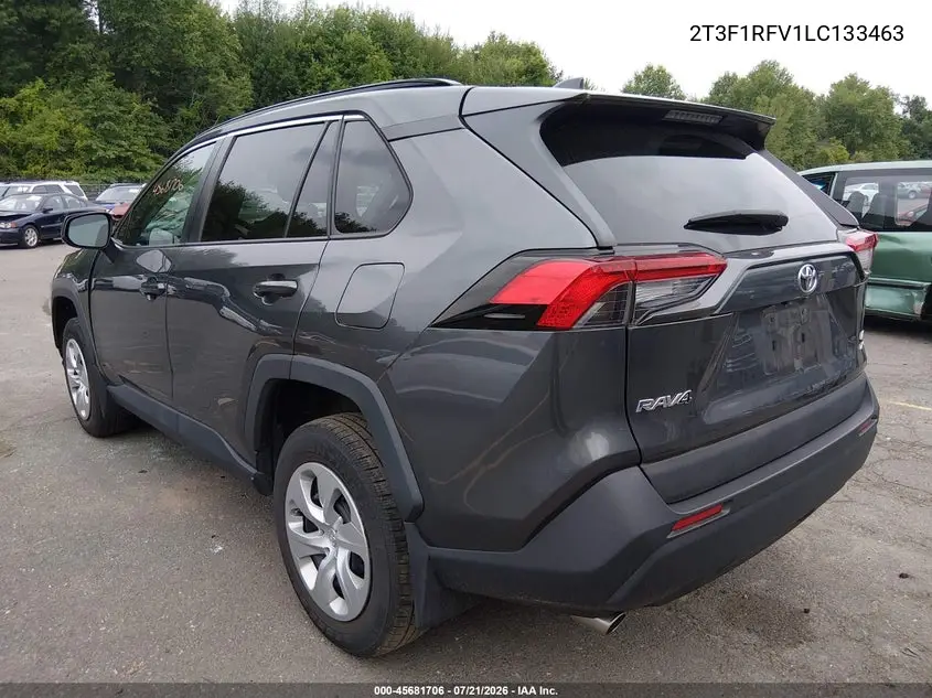 2020 Toyota Rav4 Le VIN: 2T3F1RFV1LC133463 Lot: 45681706