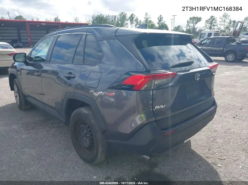 2T3H1RFV1MC168384 2021 Toyota Rav4 Le