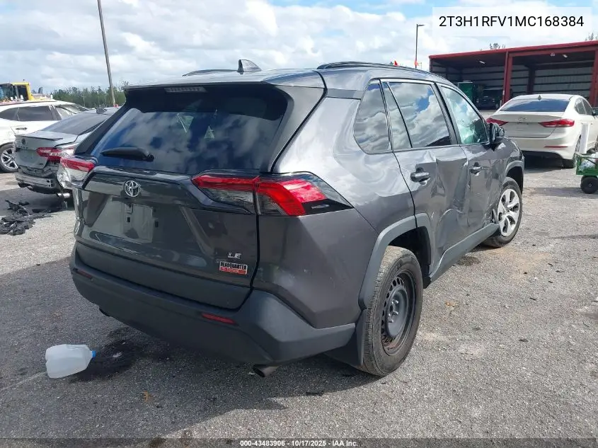 2T3H1RFV1MC168384 2021 Toyota Rav4 Le