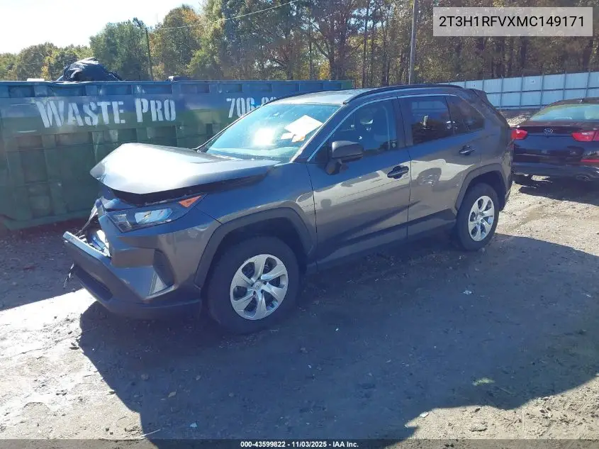 2T3H1RFVXMC149171 2021 Toyota Rav4 Le