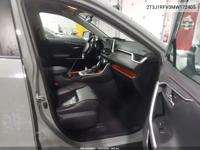 2T3J1RFV3MW172405 2021 Toyota Rav4 Adventure