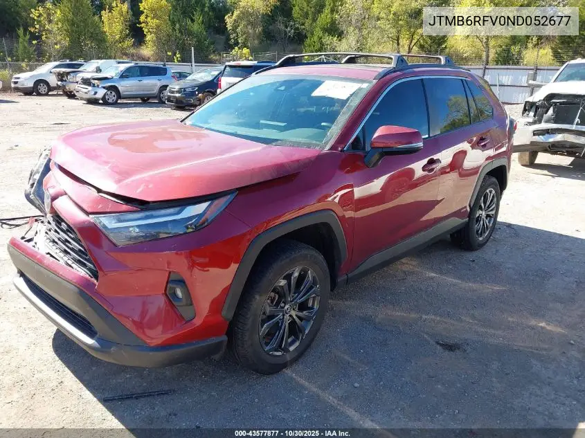 JTMB6RFV0ND052677 2022 Toyota Rav4 Hybrid Xle Premium