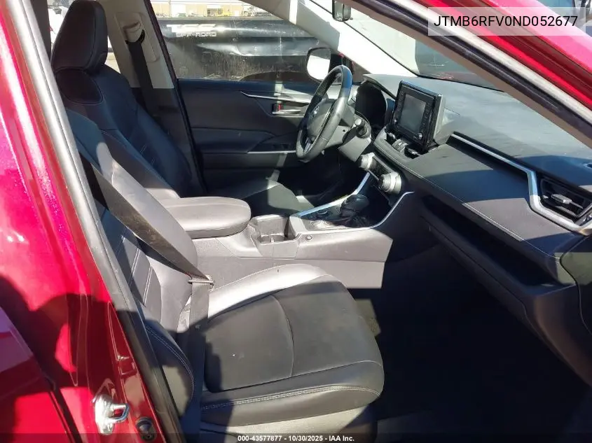 JTMB6RFV0ND052677 2022 Toyota Rav4 Hybrid Xle Premium