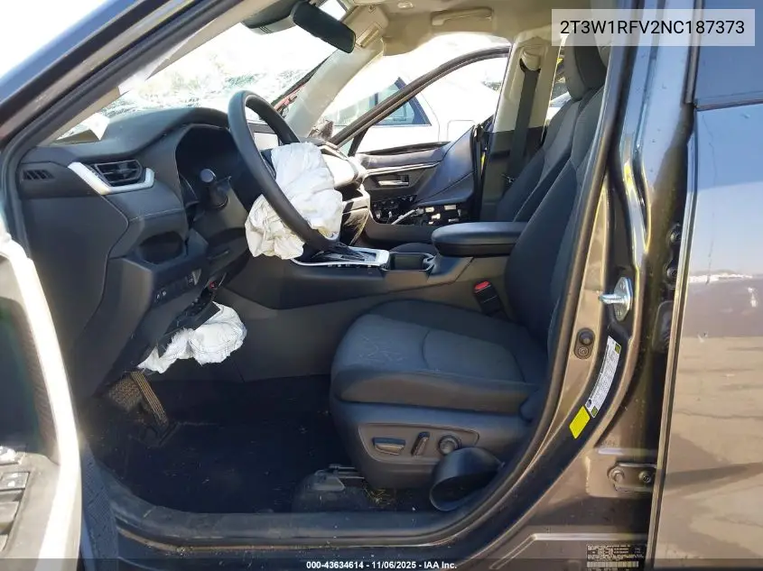 2T3W1RFV2NC187373 2022 Toyota Rav4 Xle