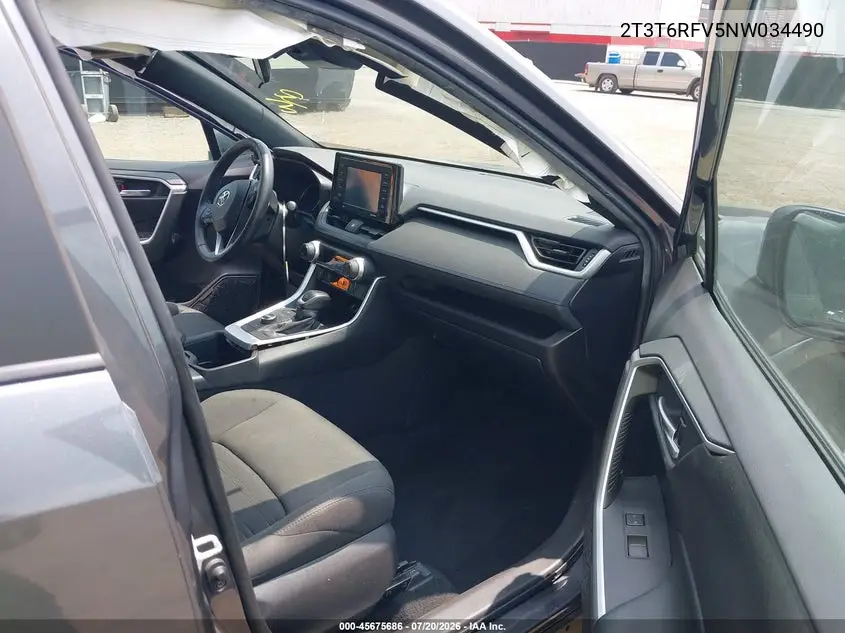 2022 Toyota Rav4 Hybrid Se VIN: 2T3T6RFV5NW034490 Lot: 45675686