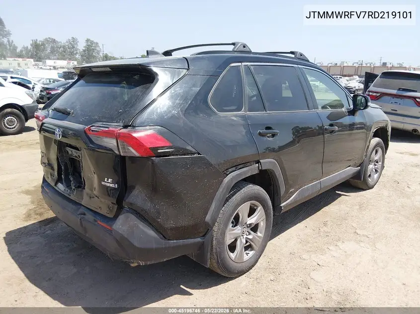 JTMMWRFV7RD219101 2024 Toyota Rav4 Hybrid Le
