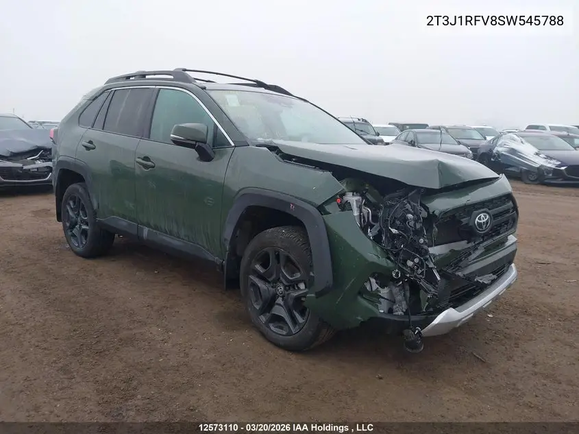 2025 Toyota Rav4 Adventure/Trd Off Road VIN: 2T3J1RFV8SW545788 Lot: 12573110