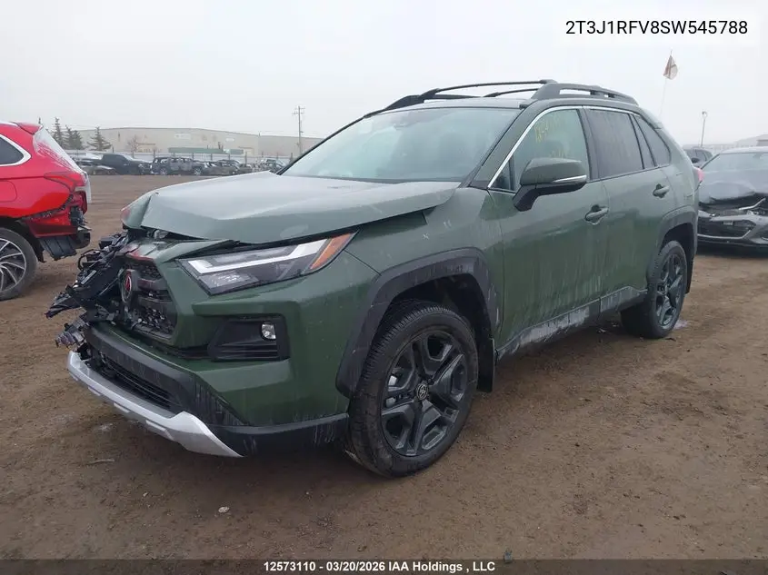 2025 Toyota Rav4 Adventure/Trd Off Road VIN: 2T3J1RFV8SW545788 Lot: 12573110