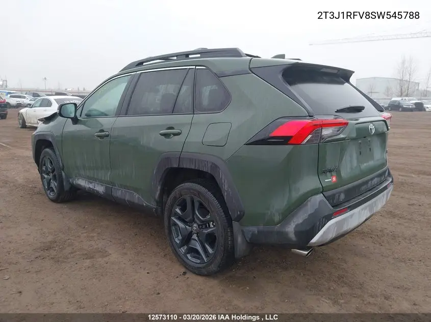 2025 Toyota Rav4 Adventure/Trd Off Road VIN: 2T3J1RFV8SW545788 Lot: 12573110