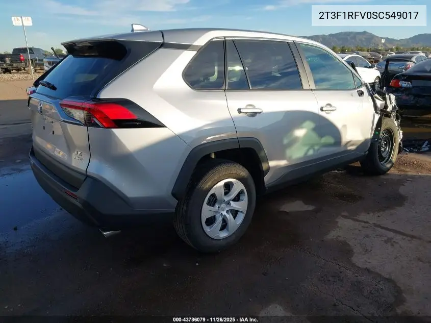 2T3F1RFV0SC549017 2025 Toyota Rav4 Le