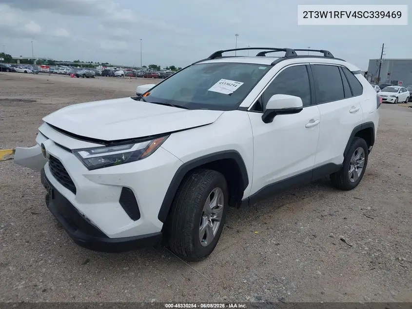 2025 Toyota Rav4 Xle VIN: 2T3W1RFV4SC339469 Lot: 45330254