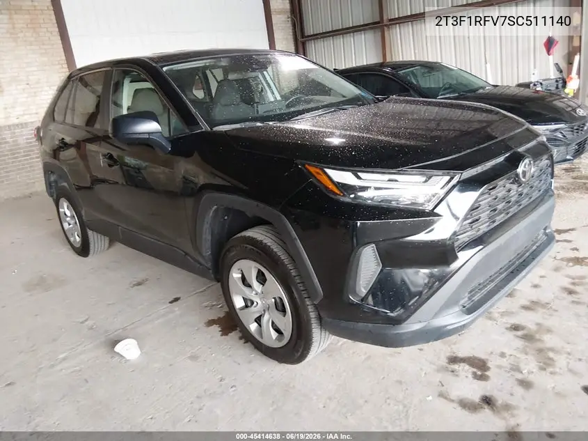 2T3F1RFV7SC511140 2025 Toyota Rav4 Le