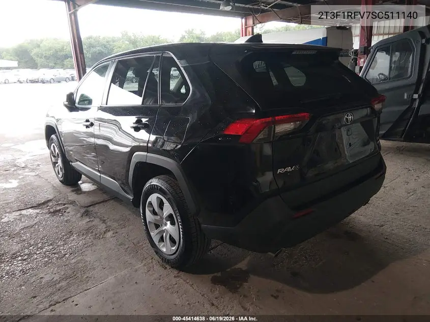 2T3F1RFV7SC511140 2025 Toyota Rav4 Le