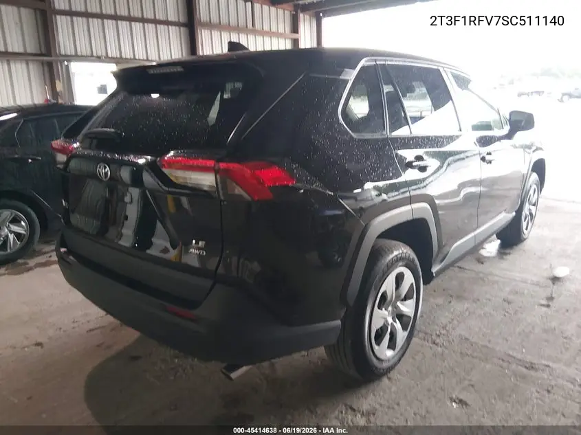 2T3F1RFV7SC511140 2025 Toyota Rav4 Le
