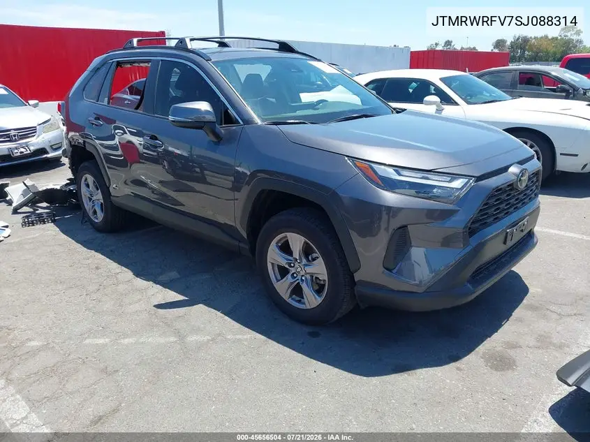 2025 Toyota Rav4 Hybrid Xle VIN: JTMRWRFV7SJ088314 Lot: 45656504