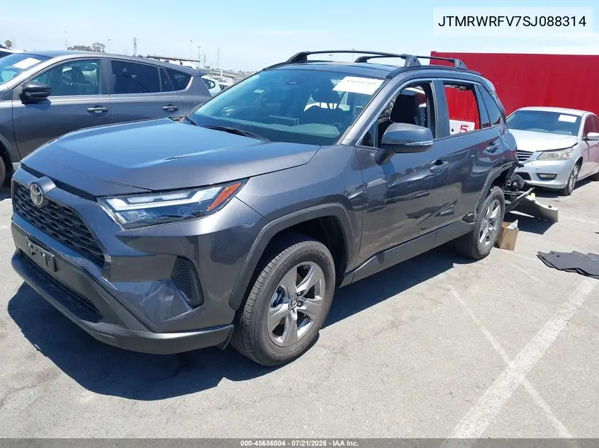 2025 Toyota Rav4 Hybrid Xle VIN: JTMRWRFV7SJ088314 Lot: 45656504