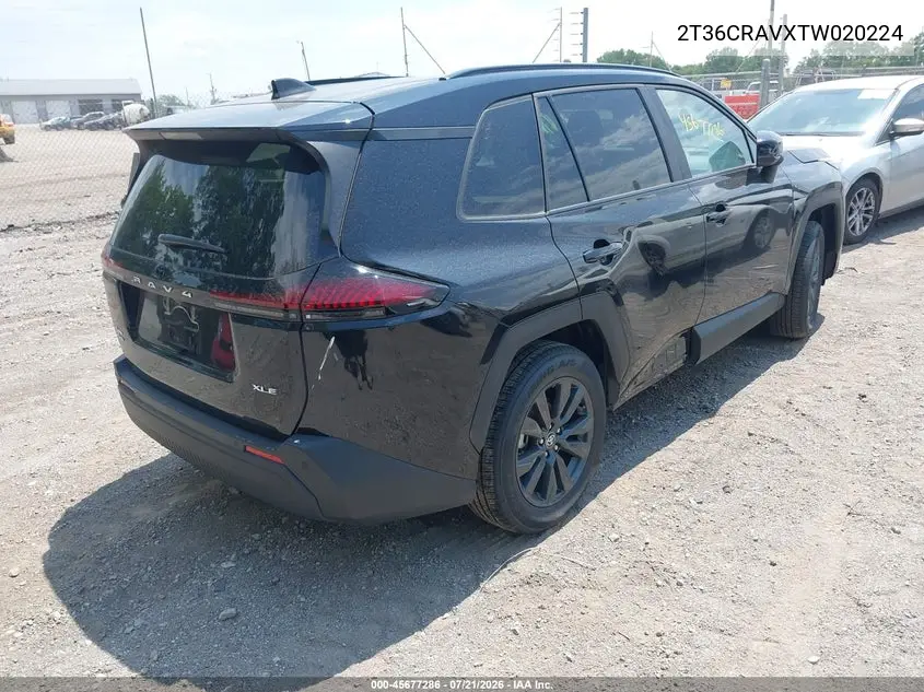 2026 Toyota Rav4 Xle Premium VIN: 2T36CRAVXTW020224 Lot: 45677286