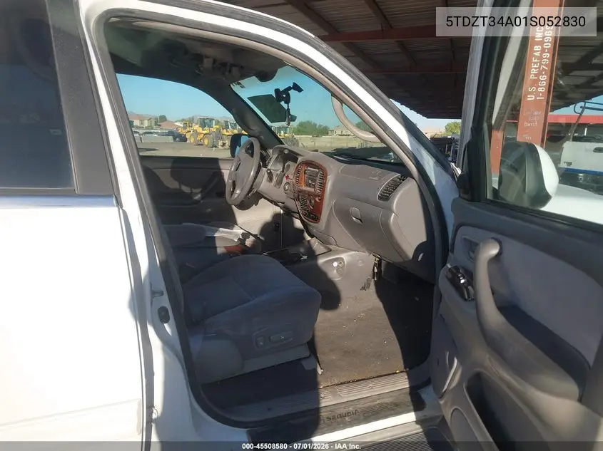 2001 Toyota Sequoia Sr5 V8 VIN: 5TDZT34A01S052830 Lot: 45508580