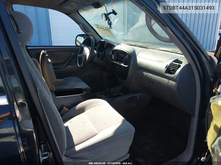 2001 Toyota Sequoia Sr5 V8 VIN: 5TDBT44A31S031493 Lot: 45625149