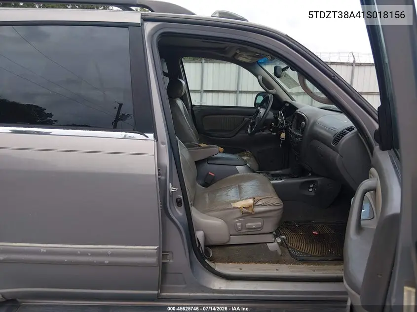 2001 Toyota Sequoia Limited V8 VIN: 5TDZT38A41S018156 Lot: 45625746