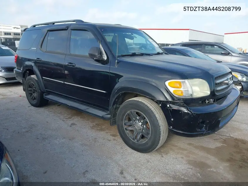 2004 Toyota Sequoia Limited V8 VIN: 5TDZT38A44S208799 Lot: 45464529